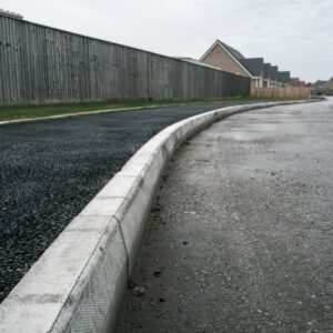 Half-Battered Concrete Kerb